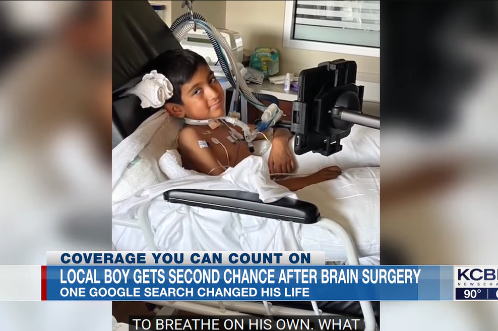 Deček je dobil diagnozo gripe, življenje mu je rešila mama, ko je o simptomih vprašala Google (foto: Zaslonska slika/Youtube/KCBD NewsChannel 11)
