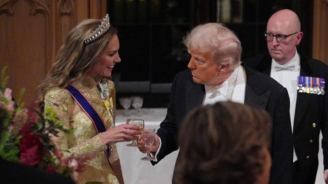 Kate Middleton skoraj vedno nosi to tiaro – razlog je poseben, nosila jo je tudi ob obisku Trumpa