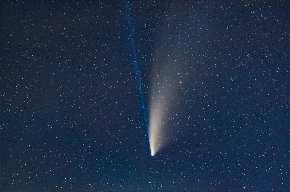 Fotografijo kometa astronomskih navdušencev delila NASA: "Naš strežnik je potem eksplodiral" (foto: profimedia)