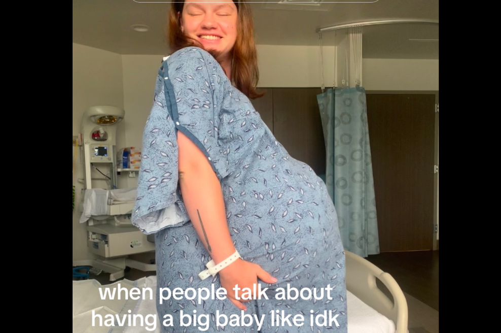 Zdravniki niso videli večjega. Deček velikan je postal spletna senzacija (foto: Zaslonska slika/tiktok/@shlbmrtn)