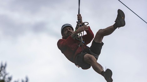 napad sršenov zipline