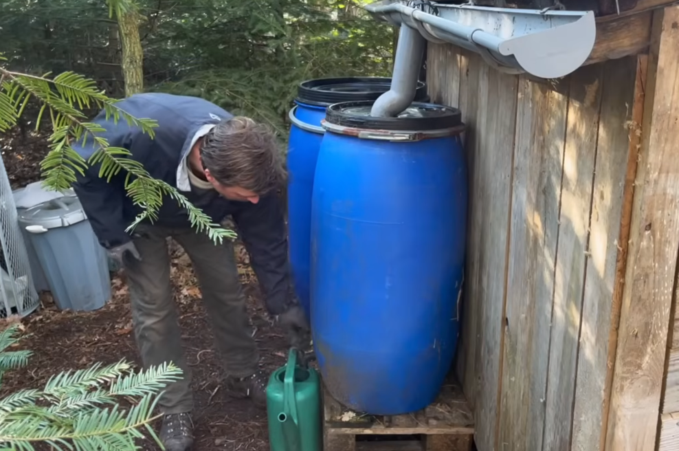 Dal je odpoved v službi, v gozdu zgradil leseno hišico in zdaj živi samooskrbno (foto: Zaslonska slika/youtube/Anders Borsen)