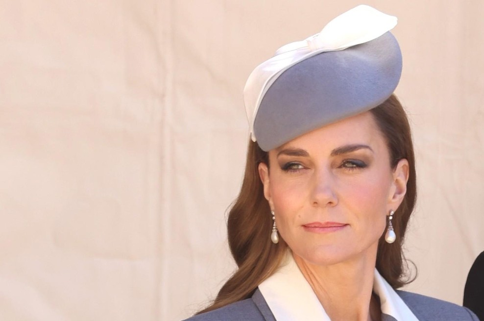 Ta posnetek Kate Middleton v hipu postal viralen, mnogi so ga pogledali večkrat (foto: Profimedia)
