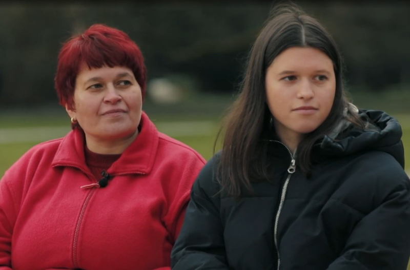 delovna akcija družina Majdič Barabra in hči Ana