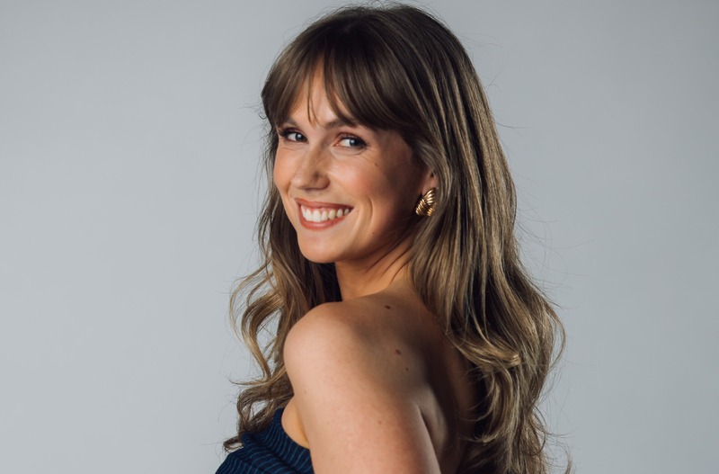 Melani Mekicar voditeljica Slovenija ima talent