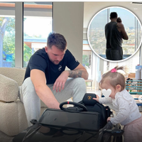 Luka Dončić spet v Sloveniji, po dolgem času v objemu Gabriele in Olivie in to je vse kar vemo