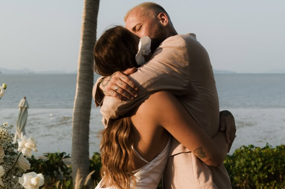 Poročne fotografije, ki govorijo same zase: sanjska poroka znanega Slovenca v toplih krajih (foto: instagram.com/saki_2.0/)