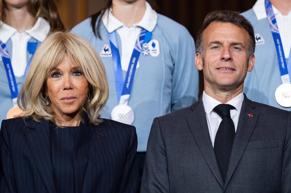 Brigitte je videla Macronovo sporočilo iranski igralki, zato ga je oklofutala (foto: profimedia)