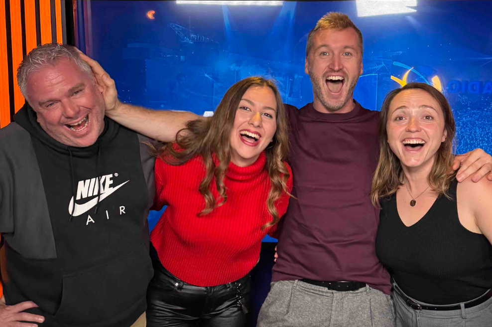 Lara Tošič v etru z gesto, ki je ganila vse (foto: Radio 1)