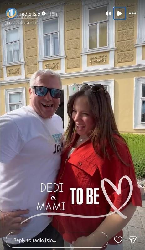 Nina Pušlar Miha Deželak nosečnost dežela junakov