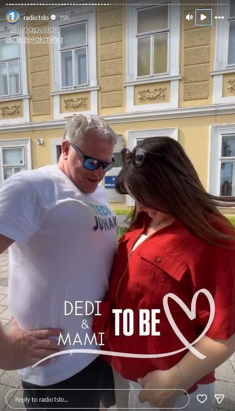 Nina Pušlar Miha Deželak nosečnost dežela junakov