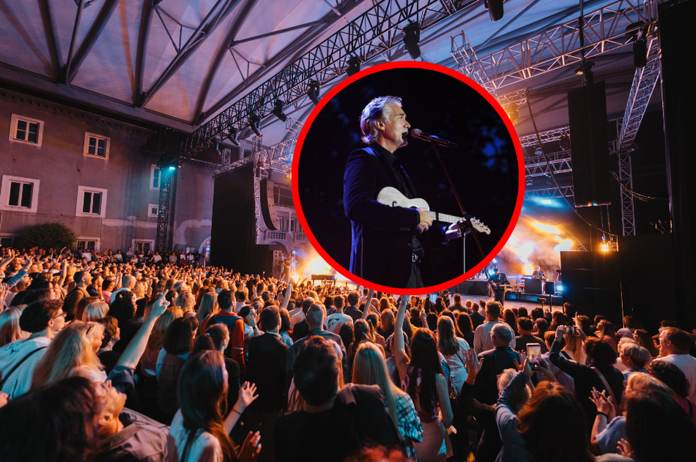 Križanke pokale po šivih: Jan Plestenjak poskrbel za čaroben večer (FOTO) (foto: Gašper Vrabel in Toni Konrad/fotomontaža)