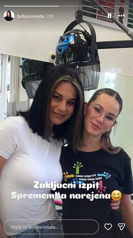 Renata Bohinc Zorko s hčerko