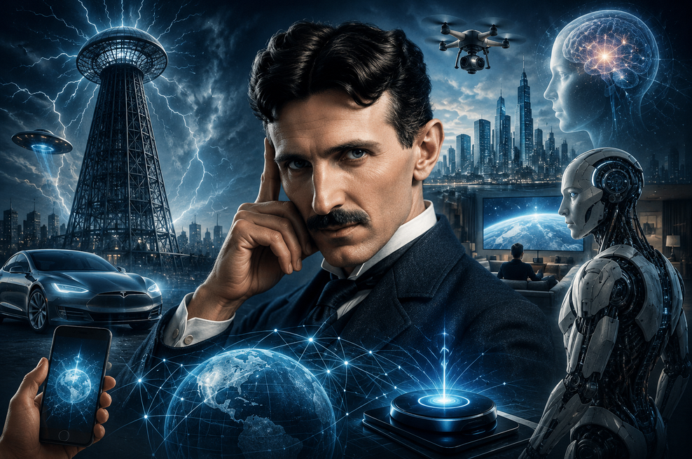 Tesla je natančno opisal, kaj nas čaka do leta 2035 in ljudem ob tem ledeni kri (foto: ChatGPT, AI)
