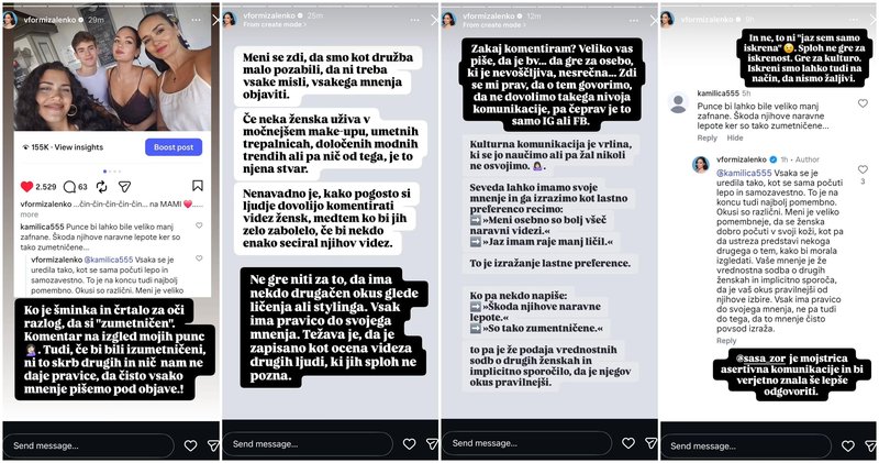 Alenka Ružić Jovović zlobni komentarji splet