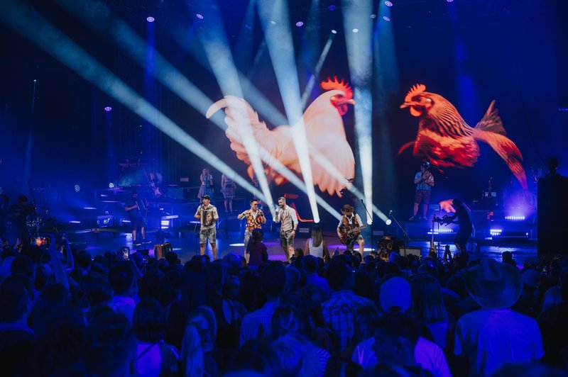 Fehtarji koncert Križanke