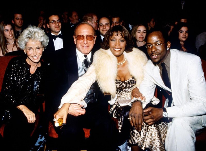 Whitney Houston Bobby Brown Clive Davis