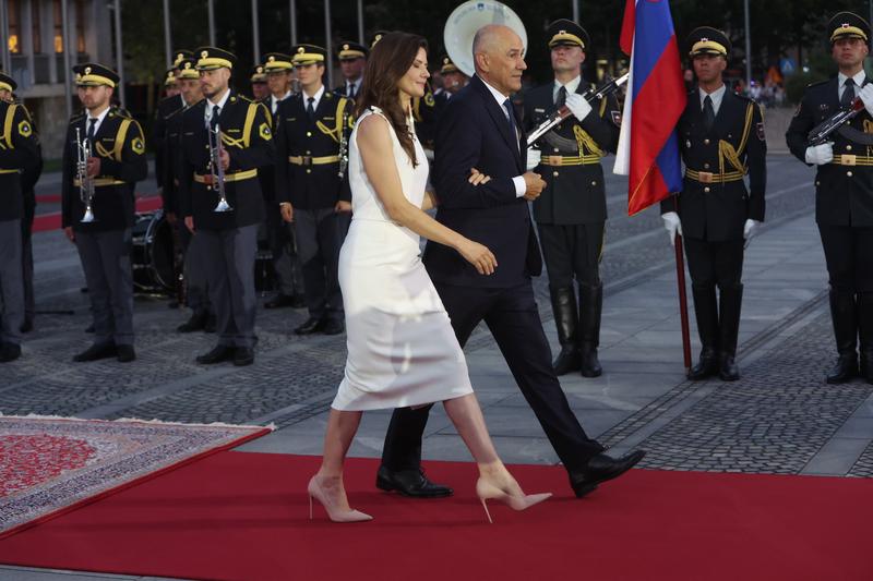 Urška Bačovnik Janša Janez Janša proslava