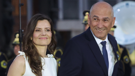 Urška Bačovnik Janša Janez Janša proslava