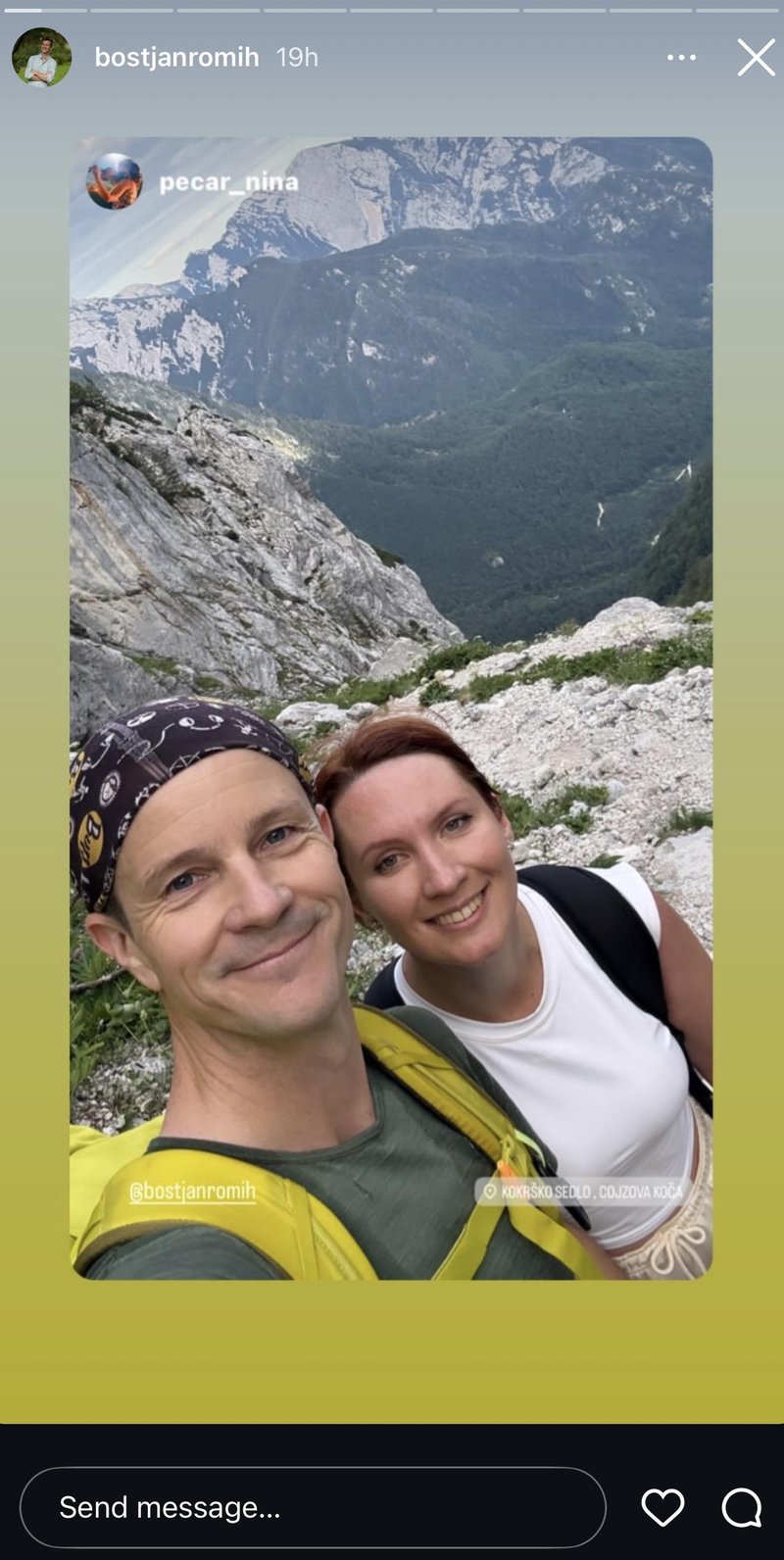Boštjan Romih Nina Pečar
