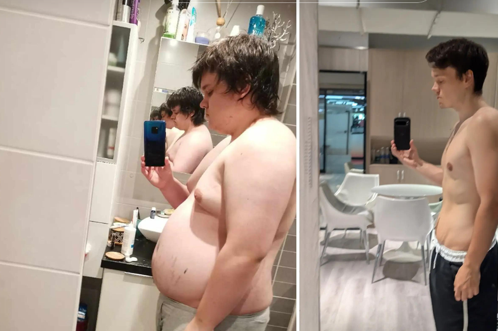 Šved za 28 dni odšel v kitajski tabor za hujšanje in domov prišel spremenjen (foto: Zaslonska slika/TikTok/Imelgis)