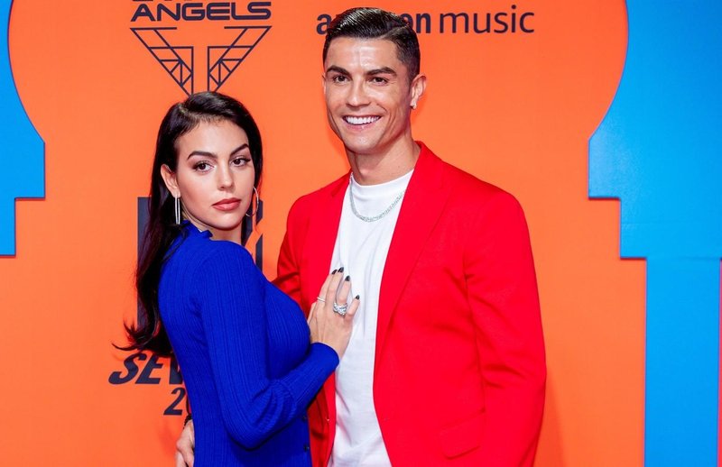 Cristiano Ronaldo in Georgina Rodriguez