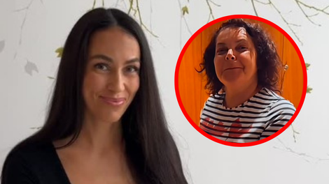 Tina Gaber Golob mama Mateja grozdje darilo