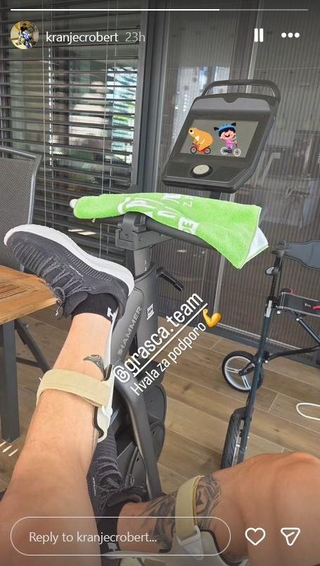 robi kranjec rehabilitacija po nesreči