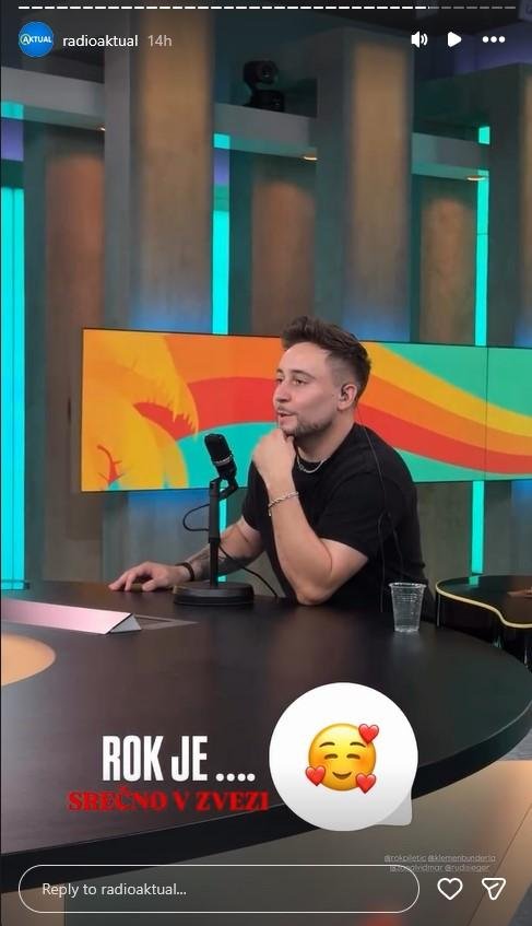 Rok Piletič zaljubljen radio aktual