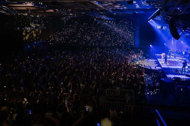 Uroš in Tjaša Steklasa koncert Hala Tivoli