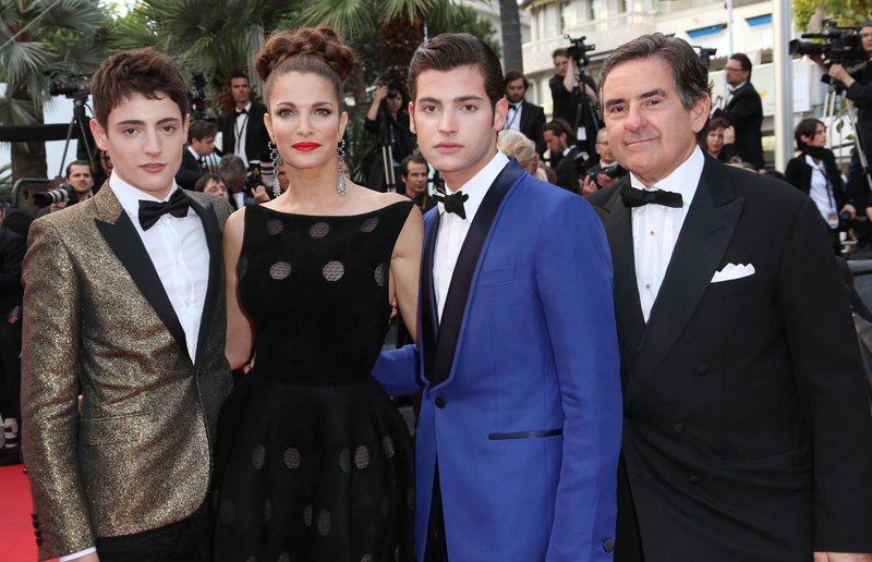 Peter Brant mlajši Stephanie Seymour Harry Brant in Peter Brant