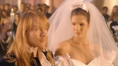 Stephanie Seymour Axl Rose Guns N' Rose November rain