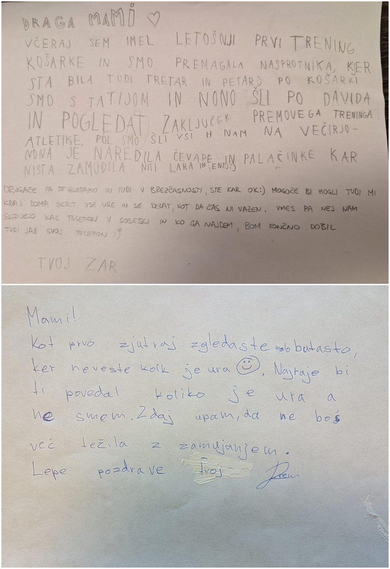 Ota Širca Roš Radio 1 pisma sinovoma