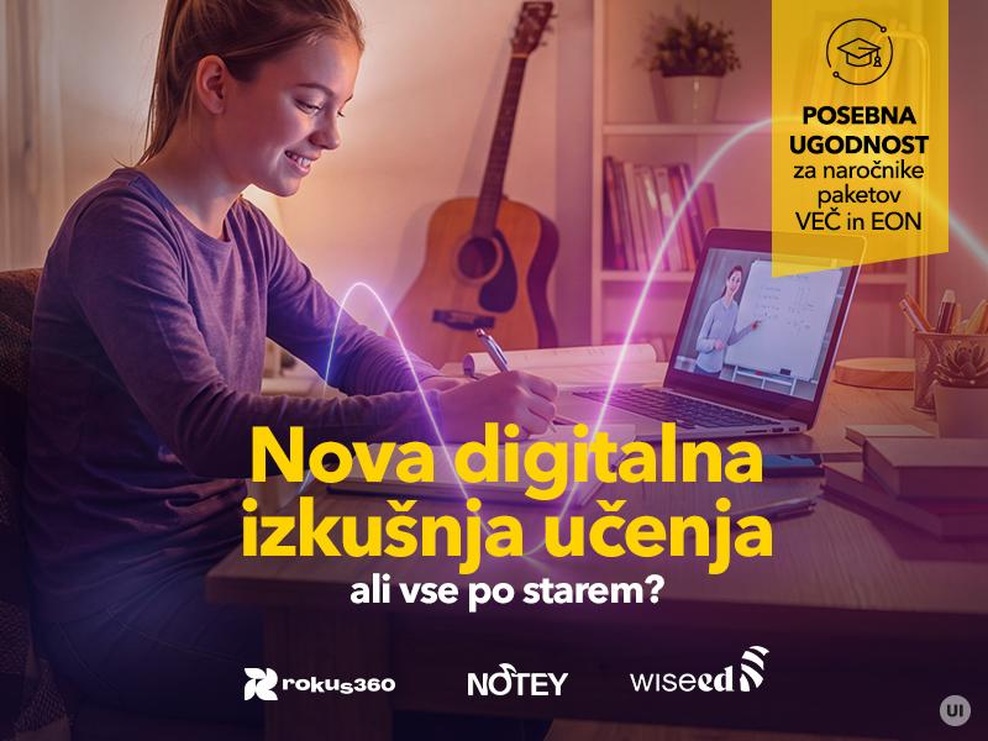 Telemach v svojo ponudbo dodaja storitve za podporo učenju mladih (foto: Telemach)