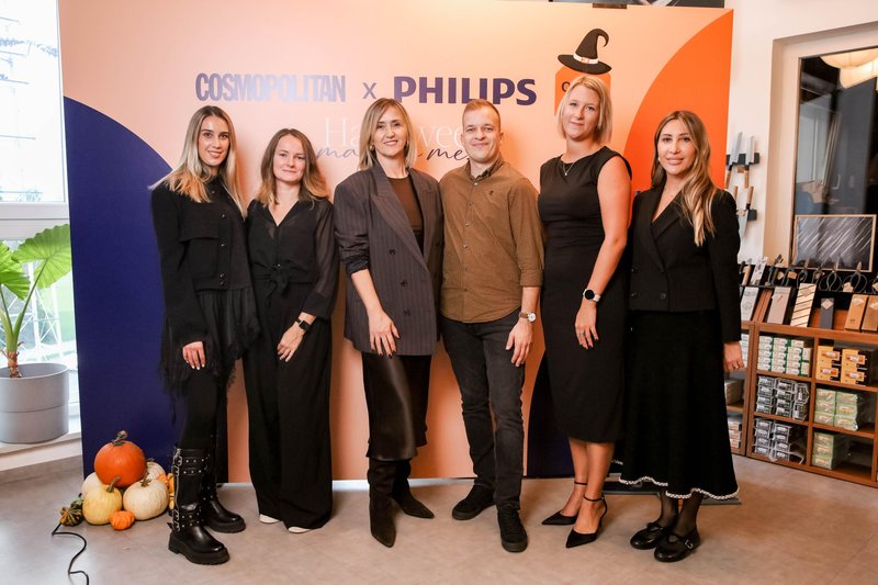 dogodek Cosmopolitan x Philips električni mop rezanje buč