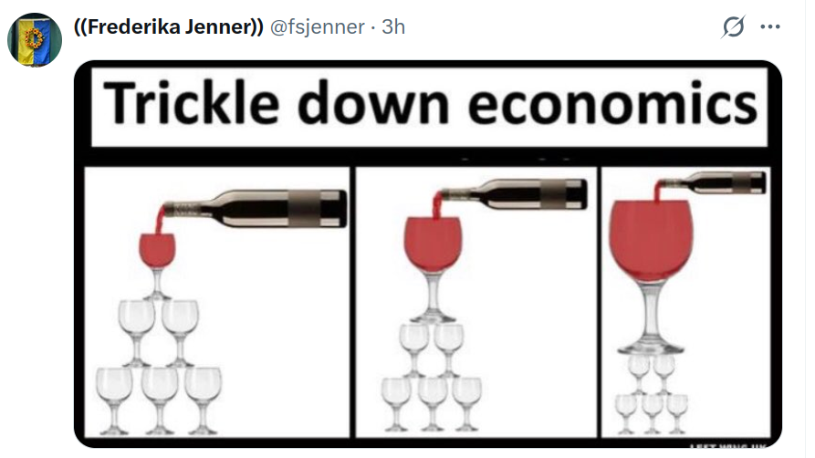 trickle down